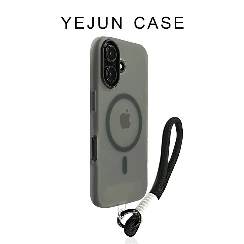 Black iPhone Case with Rope Lanyard Strap &acirc;�� Crossbody/Wrist &acirc;�� Ships from China