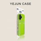 Glow Green Transparent iPhone Case with Card Holder – Fits iPhone 16/15/14 – Ships from China
