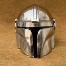 Mandalorian Beskar Steel Helmet Armor Cosplay High-Quality Star Wars Prop