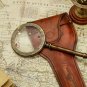 4" Brass Magnifying Glass Vintage Magnifier W/ Beautiful Handle Decorative Gift