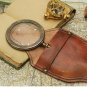 4" Brass Magnifying Glass Vintage Magnifier W/ Beautiful Handle Decorative Gift