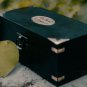 Vintage ALBERT EDWARD LONDON 1841 Antique Brass Telescope with Wooden Box