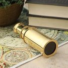 6" Nautical Handheld Pirate Brass Telescope Black Leather Handmade Style gift