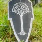 Wooden Shield White Tree of Gondor Shield LOTR-Inspired Wooden Shield
