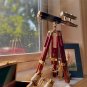 Brass Telescope with Handcrafted Wooden Tripod