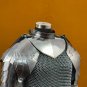 Royal Women's Chainmail Armor Set Elegant Medieval Battle Gear with Pauldrons