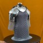 Royal Women's Chainmail Armor Set Elegant Medieval Battle Gear with Pauldrons