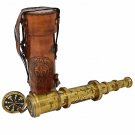 Nautical Telescope Antique Brass Victorian Spyglass Maritime Telescope with Box