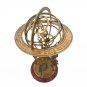 Royal Handicraft 18" Nautical Brass Vintage Globe With Compass
