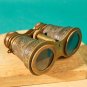 Engraved Leather Belt Vintage Binoculars, Unique Nautical Bird Watching Binocula