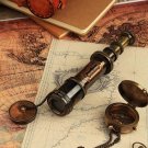 Marine Telescope Nautical Antique Solid Brass Pirate Spyglass 16" In Wooden Box