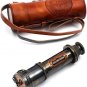 Marine Telescope Nautical Antique Solid Brass Pirate Spyglass 16" In Wooden Box