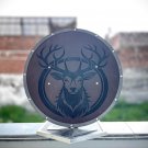Wooden Shield Swamp Deer Carved Shield Authentic Battleworn Viking Shield