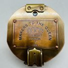 Antique Working Heavy Survey Brunton Compass with Wooden Case Ideal Gift for Gro