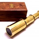 Maritime Telescope Marine Antiqe Brass Pirate 6" Spyglass Vintage Scope Handmade
