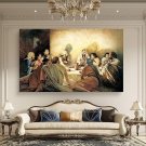 3Pcs Framed Jesus Wall Art:  Prints, Religious Themed, Traditional Style