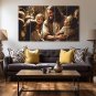 jesus painting with frame 5 Big Size (27x48) Wall Art for living room,Bedroom