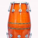 Yellow 16-Inches Bolt Tuned Handmade Dholak Drum | Dhol Instrument | Dholki