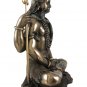 Lord Shiva Cold Cast Bronze Statue Shiv Padmasana Sitting Idol Sculpture (8 Inch