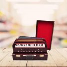 Binas Harmonium Traveler Hand Pumped/Portable/Folding 9 Stops- 5 Main & 4 Drones