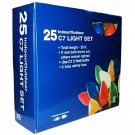 C7 Ceramic Multi Color Lights 25 Count