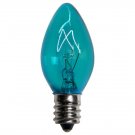 C7 Transparent Twinkle Teal Replacement Bulb