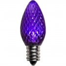 C7 LED Purple Faceted Bulb