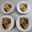 Porsche Wheel Centre Caps - 76mm - Silver