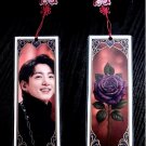 BTS Jungkook Bookmark (18x6 cm) Handmade Laminated + Detachable Korean Norigae