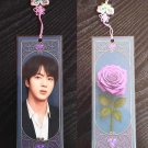 BTS Jin Bookmark (18x6 cm) Handmade Laminated + Detachable Korean Norigae