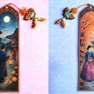 Handmade Korean Bookmark – Laminated – Hanbok Norigae Knot – Cultural Gift