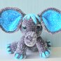 Handmade crochet plush elephant