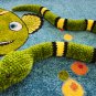 Handmade crochet plush snake