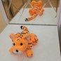 Handmade crochet plush tiger