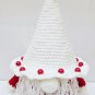 Handmade crochet ghnome basket
