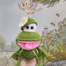 Crochet frog handmade with love