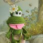 Crochet frog handmade with love