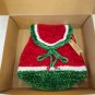 Handmade crochet plush Christmas backpack for kids
