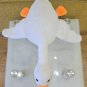 Handmade crochet super soft and big white plush goose