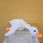 Handmade crochet super soft and big white plush goose