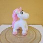 Handmade crochet plush unicorn