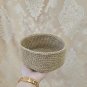 Handmade crochet bathroom set of 4 items from high strength and hypoallergenic jute