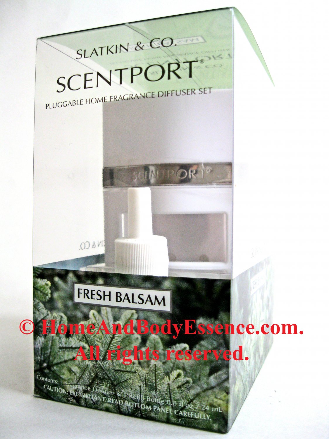 Slatkin Fresh Balsam Scentport Diffuser Fragrance Oil PlugIn Air