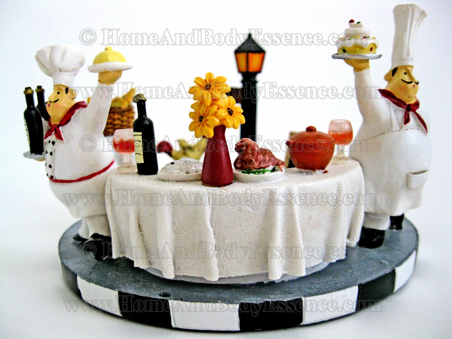 Yankee Candle Bistro Chefs Jar Holder Plate Tray Tumbler Hugger Wine