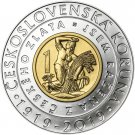 2000 Korun Czech Republic Commemorative 2019 silver+gold KM#194, CHEAPER IN EUR