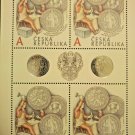 Joachimsthaler block of 4 stamps Czech Republic 2020 VERY RARE, HIGH CATALOG