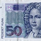 50 Kuna Croatia 2002 UNC Pick #40