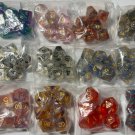 Dice Collection: Metallic Dice Games (MDG Dice)& Miscellaneous Sets (7 Die Sets)