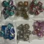 Dice Collection: Metallic Dice Games (MDG Dice)& Miscellaneous Sets (7 Die Sets)