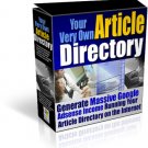 Your Very Own Article Directory